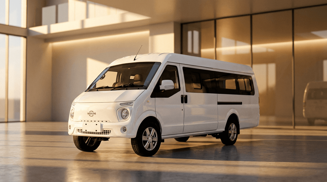 MOLIN 5.4M PURE ELECTRIC VAN in Commercial White