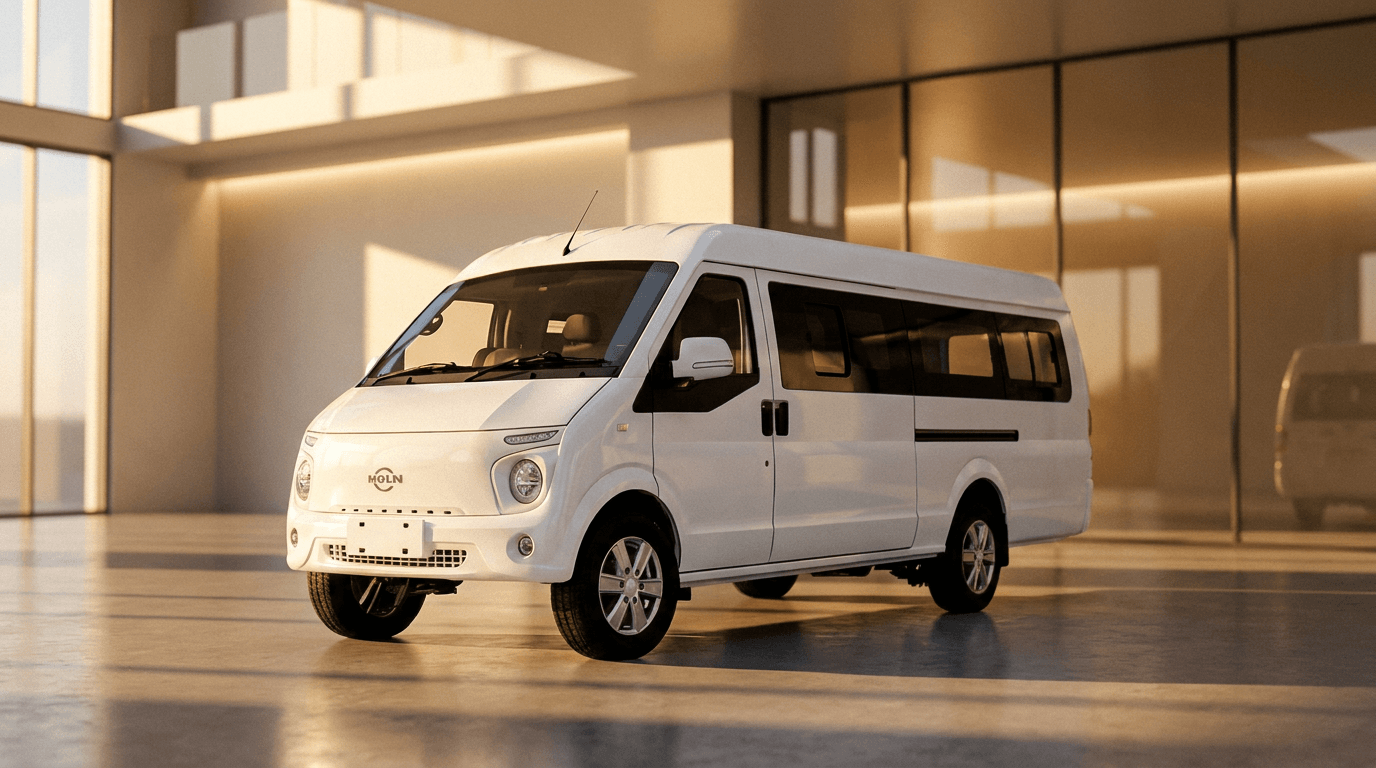 MOLIN 5.4M PURE ELECTRIC VAN in Commercial White